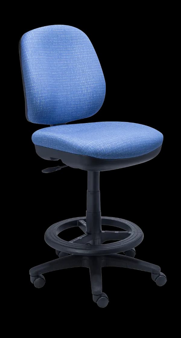 Silla de Trabajo Versión Banco Alto con Descansa Pies rs-460/45