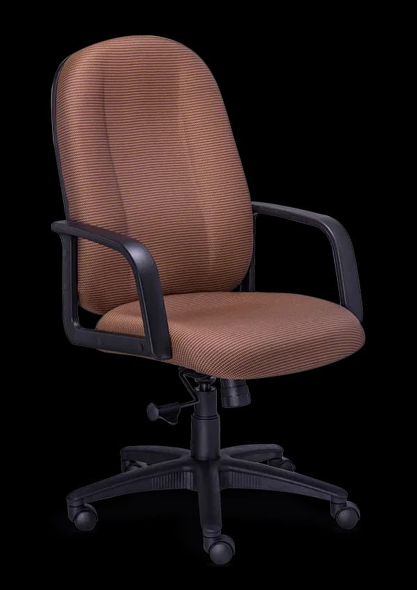 Silla Ejecutiva Tapizada en Tela Respaldo Alto RE-1800