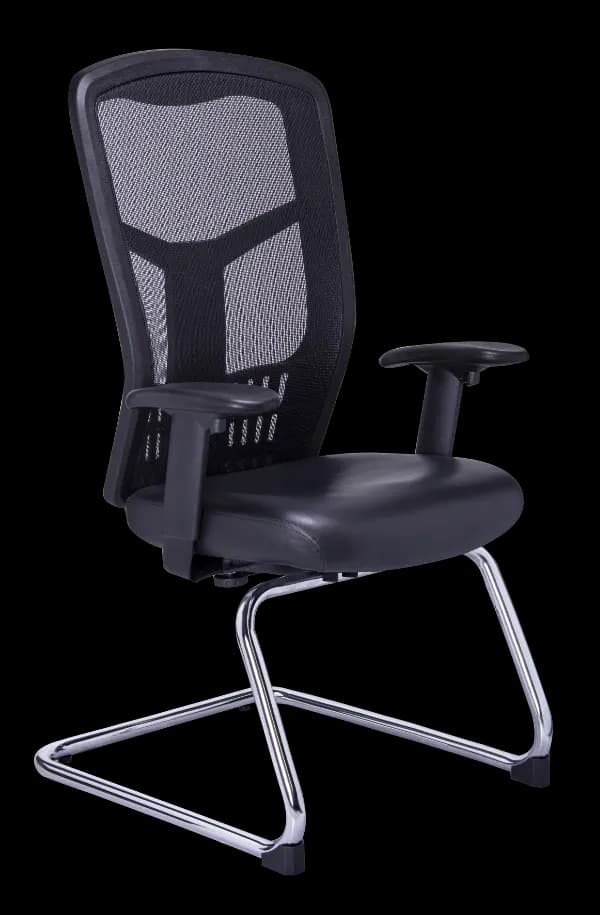 Silla en Piel/Mesh visita RP-4605